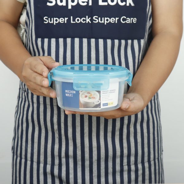 Super Lock กล่องอาหาร Smart Lock แพ็ค 2 ขิ้น ความจุ 700 มิลลิลิตร คละสี #6501