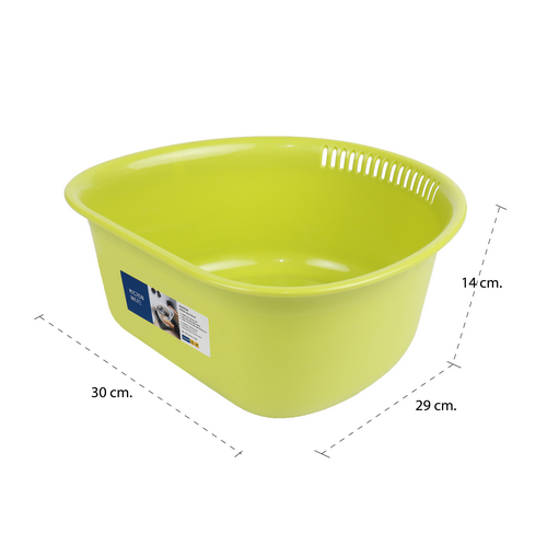 Micronware กะละมังอเนกประสงค์ ความจุ 7 ลิตร ปราศจากสารก่อมะเร็ง (BPA Free) สีเขียว รุ่น 3334