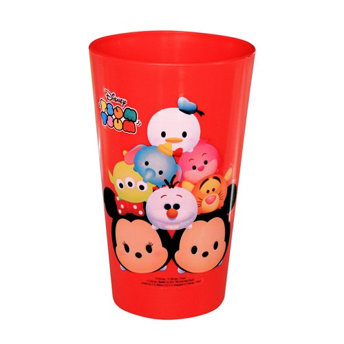 Super Lock แก้วน้ำ ลายลิขสิทธิ์แท้ Disney Tsum Tsum ปราศจากสารก่อมะเร็ง (BPA Free) สีแดง รุ่น 5213