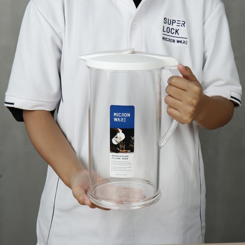 Super Lock เหยือกน้ำอะคริลิก ความจุ 2500 มล. ปราศจากสารก่อมะเร็ง (BPA Free) รุ่น 5528