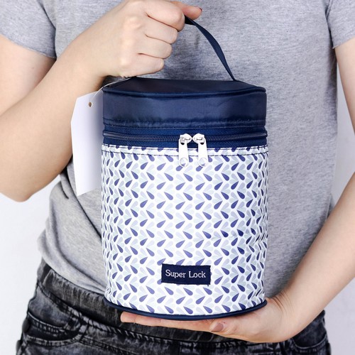 Super Lock กล่องอาหารพร้อมกระเป๋ รวม 6 ชิ้น (3 กล่อง) ปราศจากสารก่อมะเร็ง (BPA Free) รุ่น 6003-CCC