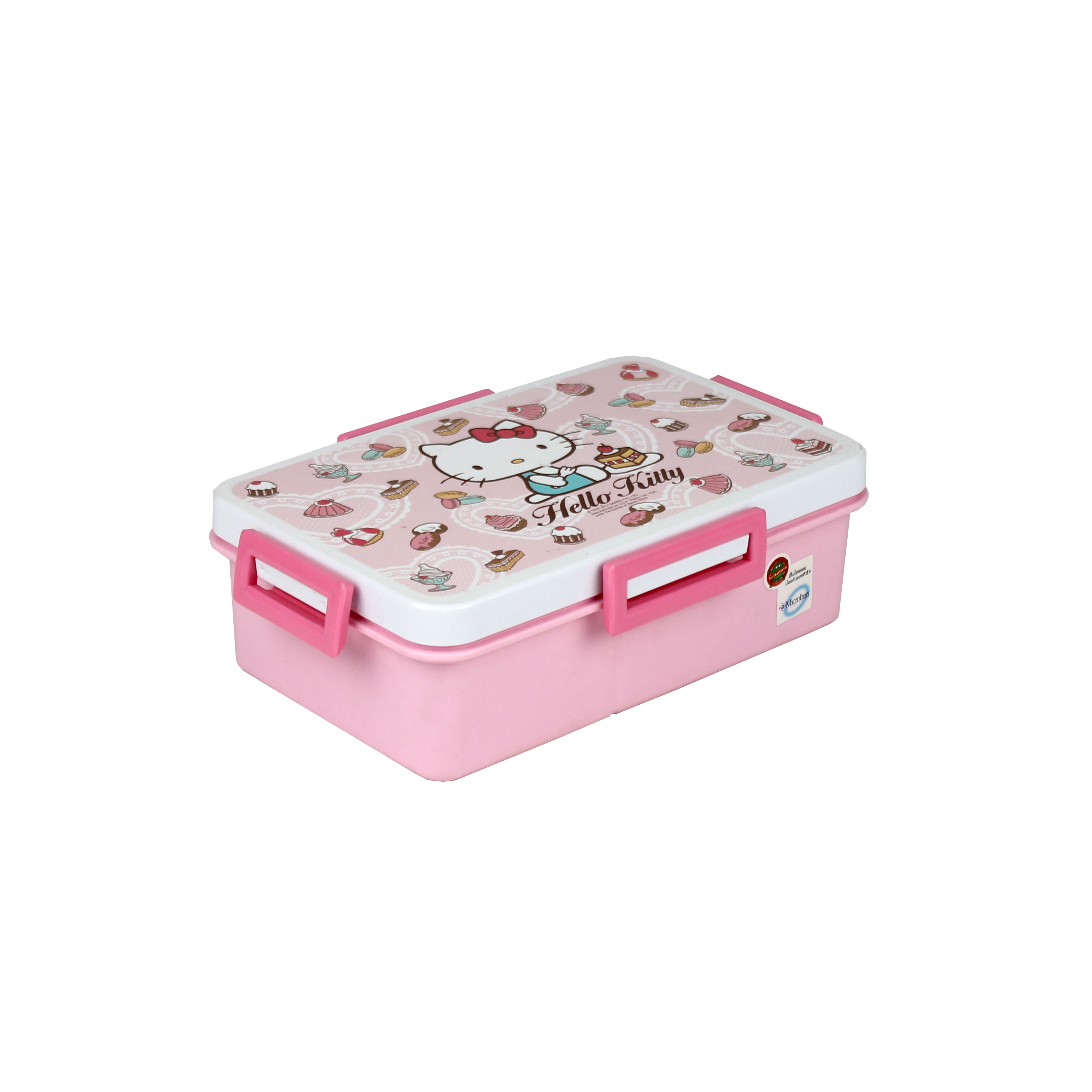 Super Lock กล่องอาหาร พร้อมช้อนส้อมและตะเกียบ ลายลิขสิทธิ์แท้ Hello Kitty สีชมพู แพ็ค 2 ชิ้น ปราศจากสารก่อมะเร็ง (BPA Free) รุ่น 9197-X02 Super Lock กล่องอาหาร พร้อมช้อนส้อมและตะเกียบ ลายลิขสิทธิ์แท้ Hello Kitty สีชมพู แพ็ค 2 ชิ้น ปราศจากสารก่อมะเร็ง (BPA Free) รุ่น 9197-X02