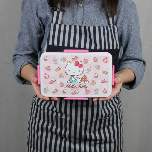 Super Lock กล่องอาหาร พร้อมช้อนส้อมและตะเกียบ ลายลิขสิทธิ์แท้ Hello Kitty สีชมพู แพ็ค 2 ชิ้น ปราศจากสารก่อมะเร็ง (BPA Free) รุ่น 9197-X02 Super Lock กล่องอาหาร พร้อมช้อนส้อมและตะเกียบ ลายลิขสิทธิ์แท้ Hello Kitty สีชมพู แพ็ค 2 ชิ้น ปราศจากสารก่อมะเร็ง (BPA Free) รุ่น 9197-X02
