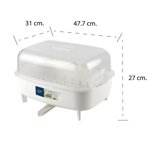 Micronware ที่คว่ำจาน มีฝาปิด ปราศจากสารก่อมะเร็ง (BPA Free) สีชมพูรุ่น 5597 Micronware ที่คว่ำจาน มีฝาปิด ปราศจากสารก่อมะเร็ง (BPA Free) สีชมพูรุ่น 5597