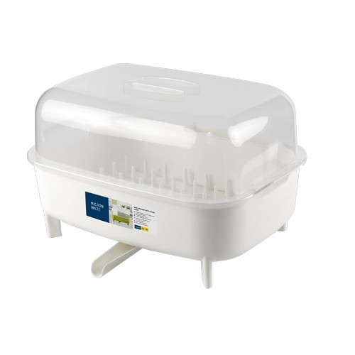Micronware ที่คว่ำจาน มีฝาปิด ปราศจากสารก่อมะเร็ง (BPA Free) สีชมพูรุ่น 5597 Micronware ที่คว่ำจาน มีฝาปิด ปราศจากสารก่อมะเร็ง (BPA Free) สีชมพูรุ่น 5597