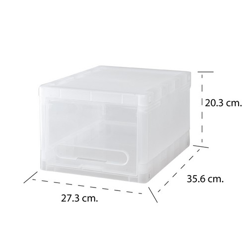 Micronware [แพ็ก 3 กล่อง] กล่องรองเท้า พลาสติกแข็ง รุ่น Super Box 5660
