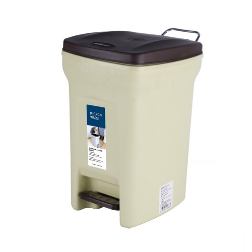 Micronware ถังขยะแบบเท้าเหยียบ Dust Bin ความจุ 6 ลิตร ปราศจากสารก่อมะเร็ง (BPA Free) รุ่น 5668