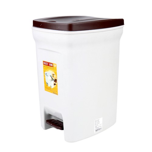 Micronware ถังขยะแบบเท้าเหยียบ Dust Bin ความจุ 18 ลิตร ปราศจากสารก่อมะเร็ง (BPA Free) รุ่น 5669