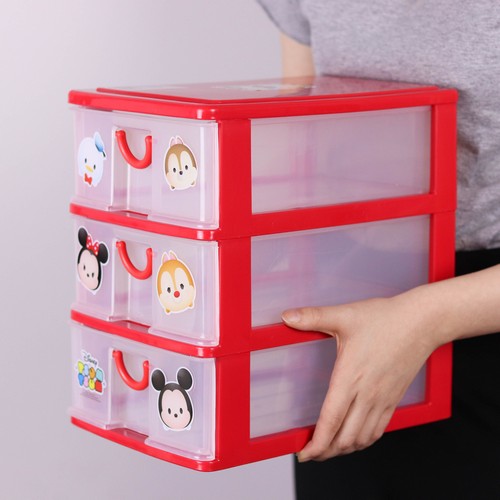 Micronware ลิ้นชักพลาสติก 3 ชั้น Drawer ลายลิขสิทธิ์แท้ Disney Tsum Tsum รุ่น 5806 Micronware ลิ้นชักพลาสติก 3 ชั้น Drawer ลายลิขสิทธิ์แท้ Disney Tsum Tsum รุ่น 5806
