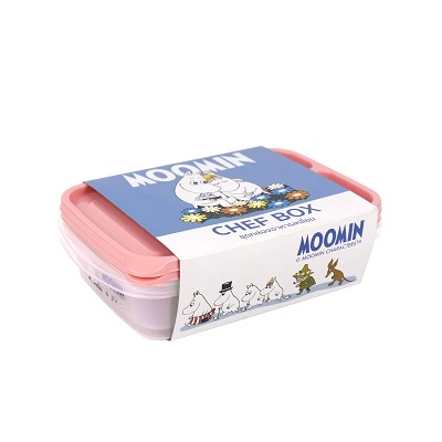 Micronware กล่องใส่อาหาร รุ่น 6074 ลายลิขสิทธิ์แท้ Moomin มูมิน ป้องกันแบคทีเรีย BFA Free