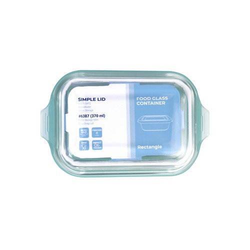 Micronware กล่องใส่อาหารแก้ว รุ่น 6387 ป้องกันแบคทีเรีย BPA Free เข้าไมโครเวฟและเตาอบได้ สีฟ้า Micronware กล่องใส่อาหารแก้ว รุ่น 6387 ป้องกันแบคทีเรีย BPA Free เข้าไมโครเวฟและเตาอบได้ สีฟ้า