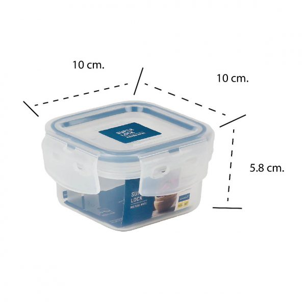 Super Lock กล่องอาหาร ความจุ 225 มล. ปราศจากสารก่อมะเร็ง (BPA Free) รุ่น 6840