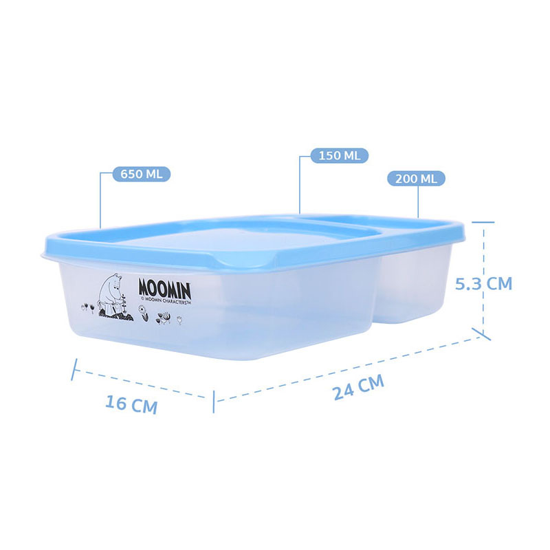 Micronware กล่องใส่อาหาร รุ่น 6074 ลายลิขสิทธิ์แท้ Moomin มูมิน ป้องกันแบคทีเรีย BFA Free (6) Micronware กล่องใส่อาหาร รุ่น 6074 ลายลิขสิทธิ์แท้ Moomin มูมิน ป้องกันแบคทีเรีย BFA Free