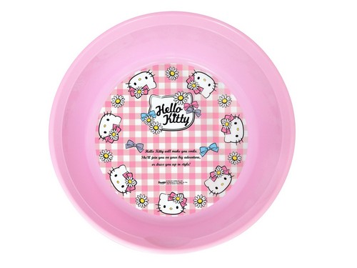 Micron ware กะละมังพลาสติก Hello Kitty Basin 30 CM ลายลิขสิทธิ์แท้ คิตตี้ สีชมพู ความจุ 7.5 ลิตร รุ่น 30CM