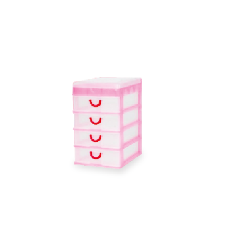Micronware ลิ้นชักฝาพลาสติก อเนกประสงค์ 5 ชั้น คละสี รุ่น 5814