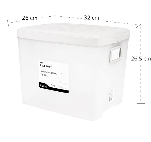 Micronware กล่องอเนกประสงค์ กล่องใส่ของ ปราศจากสารก่อมะเร็ง (BPA Free) รุ่น K-88